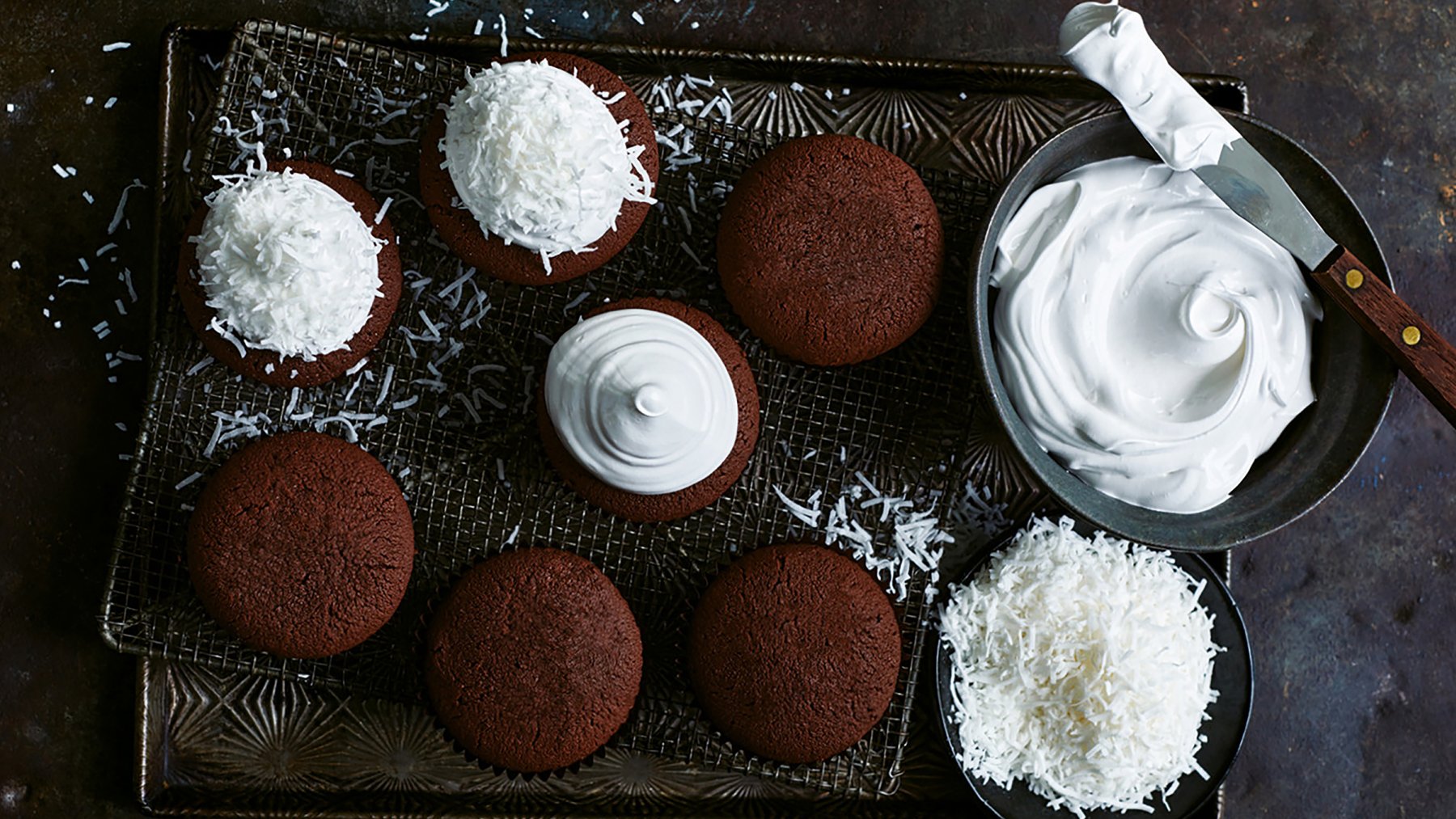 Donna Hay Chocolate Bunny Tail Cupcakes White Wings